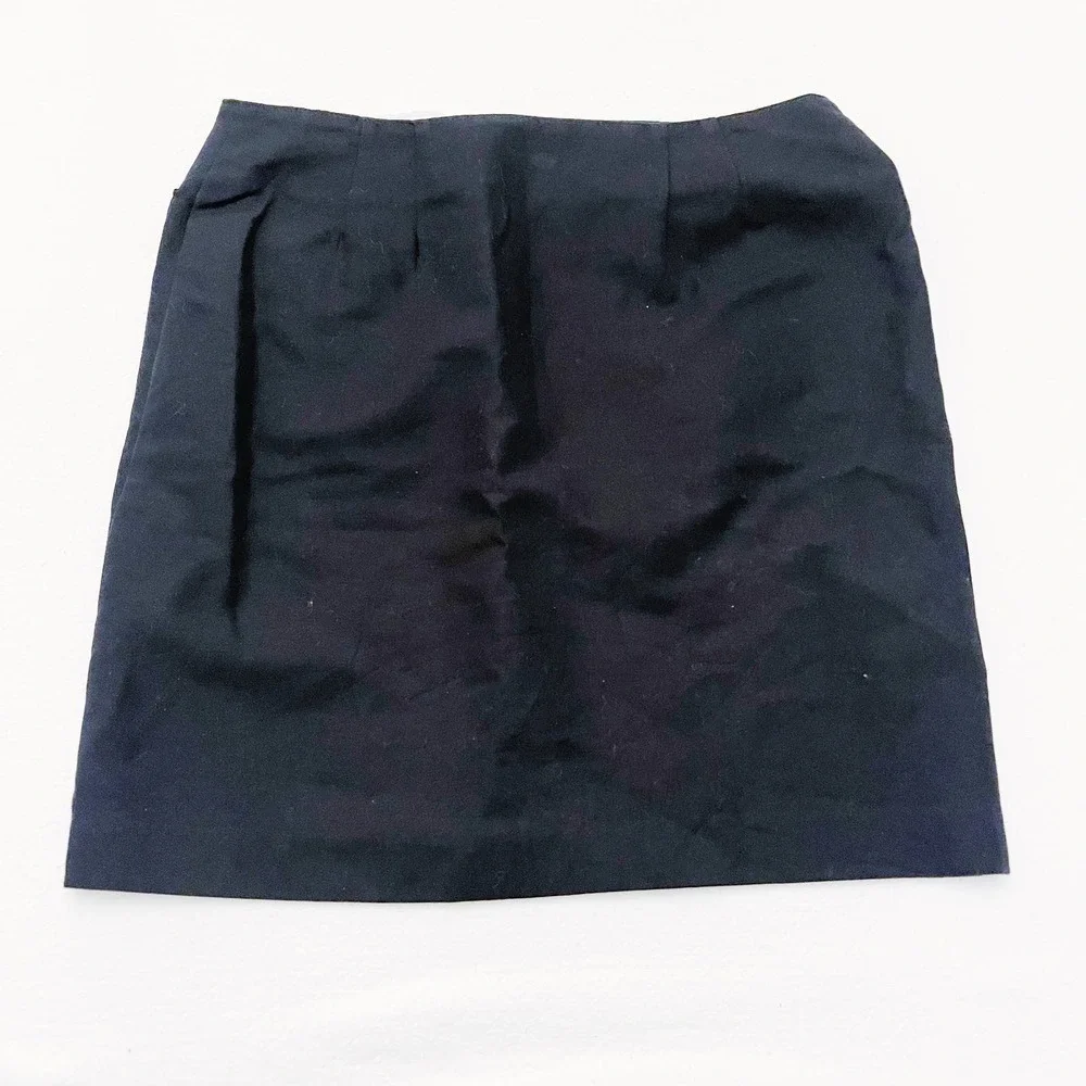 Michael Kors Black Zippered Front Pencil Skirt SZ6